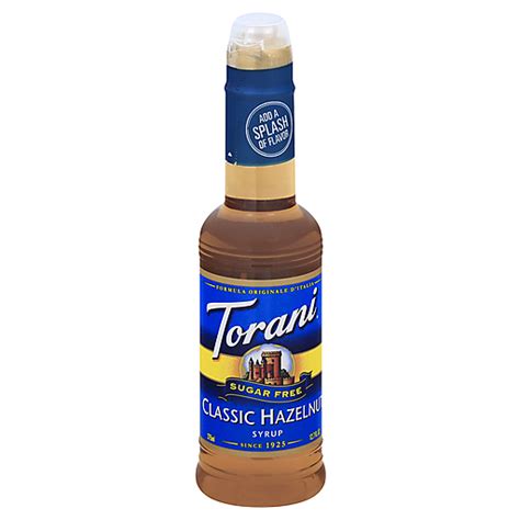 Torani Sugar Free Classic Hazelnut Flavoring Syrup Uncle Giuseppe S