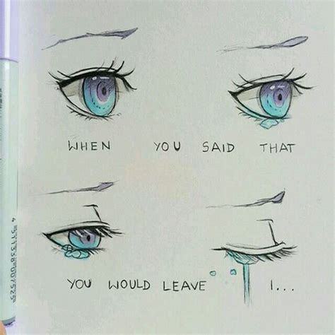 Anime Drawings Of Crying Eyes How To Draw Anime Eyes Step By Step