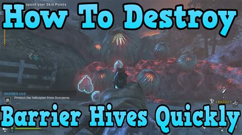 Call Of Duty Ghosts Extinction How To Destroy Barrier Hives Twice As