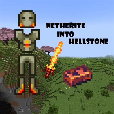 Netherite To Hellstone Terraria Minecraft Texture Pack