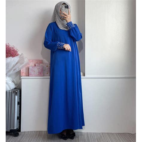 New Arrival Muslim Women Long Maxi Dress Chiffon Ramadan Islamic Clothing Dubai Party Evening