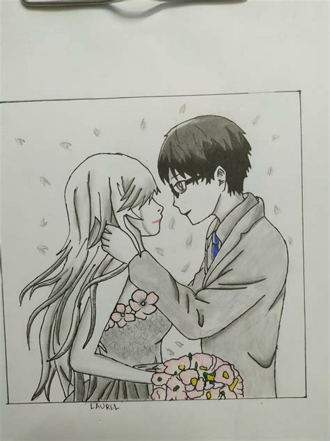 Tried Drawing Your Lie In April Sketch Feel Free To Criticize R
