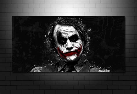 An awesome collection of joker black and white wallpapers with more than 25 white and black joker background images for your computer, desktop, laptop, mobile or tablet available for free download. The Joker Canvas Art