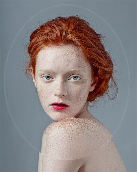 Red Haired Beauties Shot By Kristina Varaksina Beauty Shoot Red Orange Hair Freckle Face