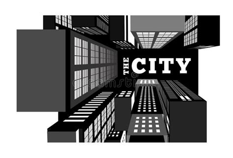 Night In The City Top View Stock Vector Illustration Of Life
