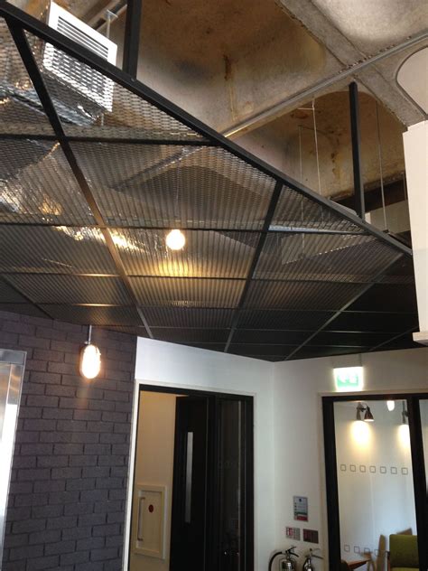 Suspended Mesh Ceiling Love This Look Very Nice Textures Plus