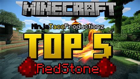 Minecraft Top 5 Xbox 360 Redstone Creations Youtube