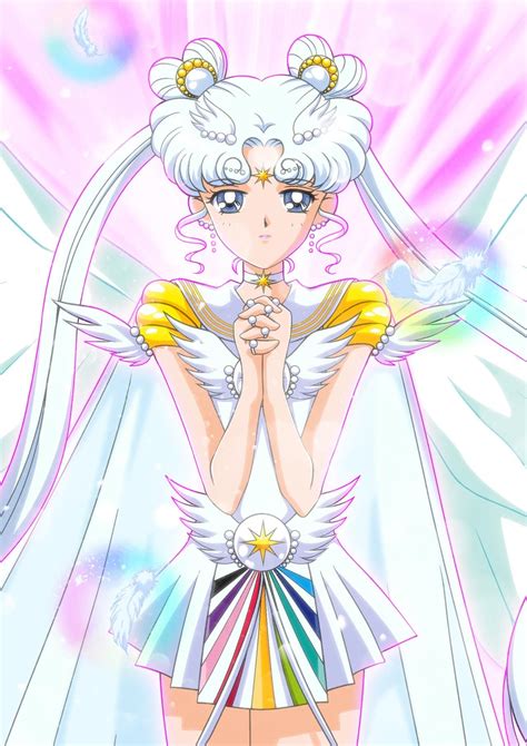 Sailor Cosmos 90s Anime Style By Xuweisen On Deviantart Sailor Moon