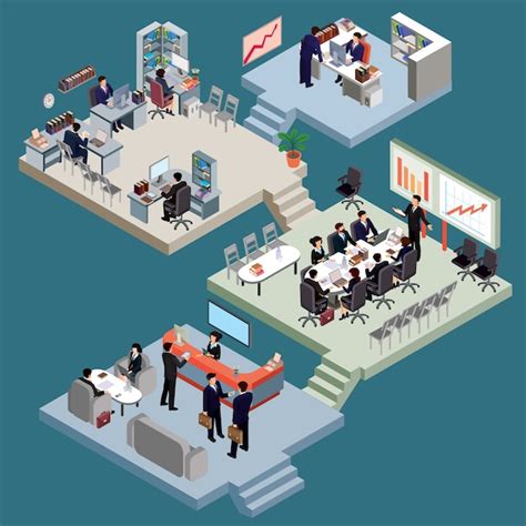 Isometric Office Images Free Vectors Stock Photos And Psd