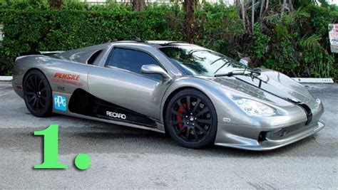 Fastest Cars In The World Top 20