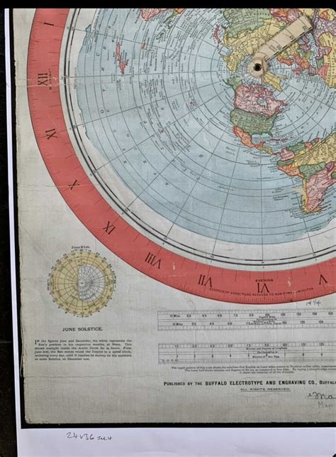 1892 Gleasons New Standard Map Of The World Etsy