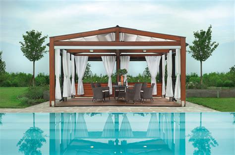 Retractable Fabric Roof Pergola Couture Outdoor