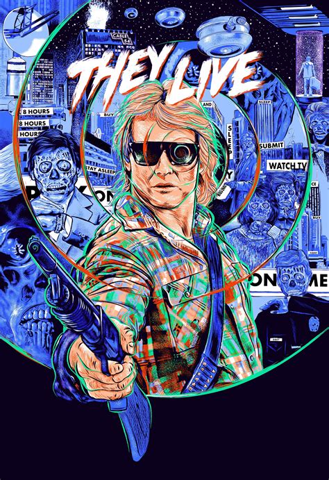 They Live Poster - Changethethought Studio | Classic horror movies posters, Movie art, Mondo posters
