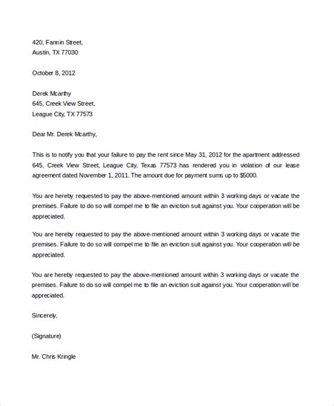 A response letter can be used to respond to a. Eviction Letter | brittney taylor