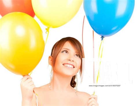 happy girl with colorful balloons xfotosearchxlbrfx xcsp dolgachovx esy 017452903
