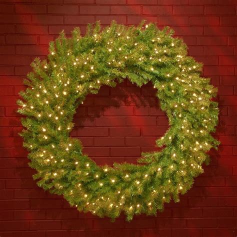 National Tree Company 48 In Norwood Fir Artificial Wreath With 200
