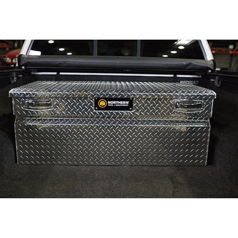 Diamond plate tread aluminum underbody truck tool box. Northern Tool 60in. Locking Chest Truck Box-Diamond Plate ...