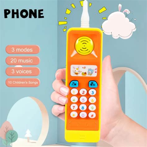 Cell Phone Toy Cartoon Talking Training Childrens Smart Simulation