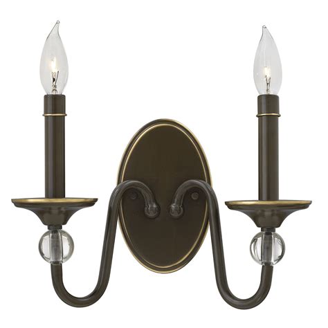 Hinkley Lighting 4952 2 Light Double Wall Sconce From The Eleanor
