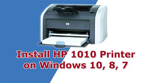 How to install windows 10 from. How to install Hp 1010 printer in Windows 10, 8 1,7 - YouTube