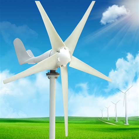 12v24v 500w 5 Blades Horizontal Residential Wind Turbine Generator