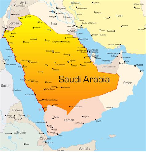 Map Of Saudi Arabia Map Pictures