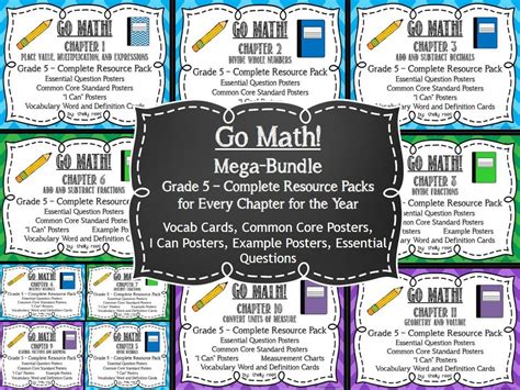 The line plot is used to show. Go Math 5th Grade Resource Bundle for the Year - Vocab ...