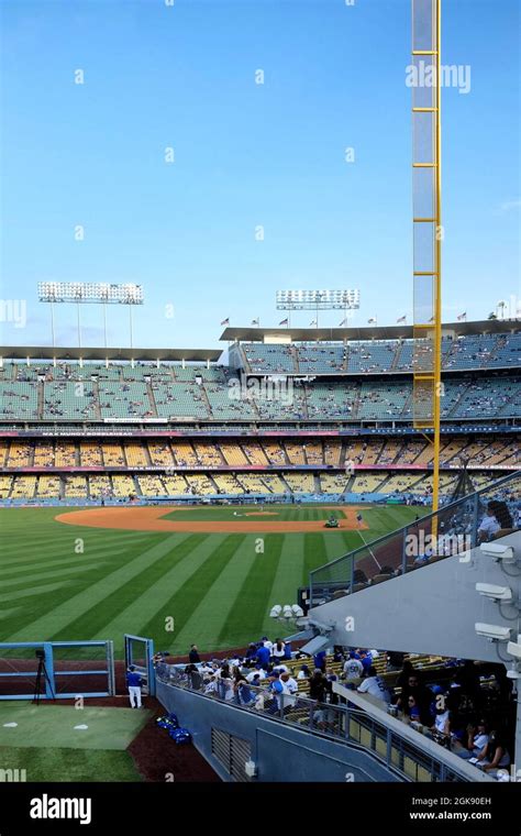 Los Angeles California 29 June 2021 Dodger Stadium Pre Game With