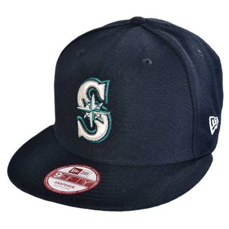 New Era Seattle Mariners Mlb 9fifty Snapback Baseball Cap Mlb Baseball Caps