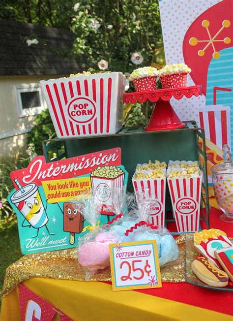 All you need is the right equipment and setup. Easton's Retro Drive-In Movie Party - Just Add Confetti | Movie birthday party, Movie themed ...