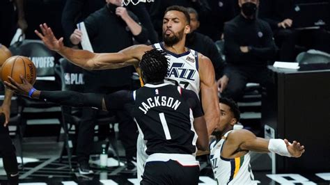 At 6'3 with an outrageous 7'0 wingspan, reggie jackson is physically blessed as a prospect … "Glasses Reggie Jackson diced up Rudy Gobert's Utah Jazz while wearing Oakley M frames": NBA ...