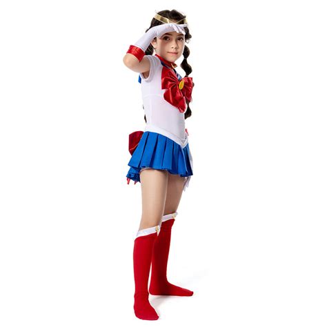 Sailor Moon Sailor Moontsukino Usagi Kids Children Girls Dress Outfit