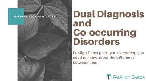 Difference Between Dual Diagnosis And Co Occurring Disorders Realign