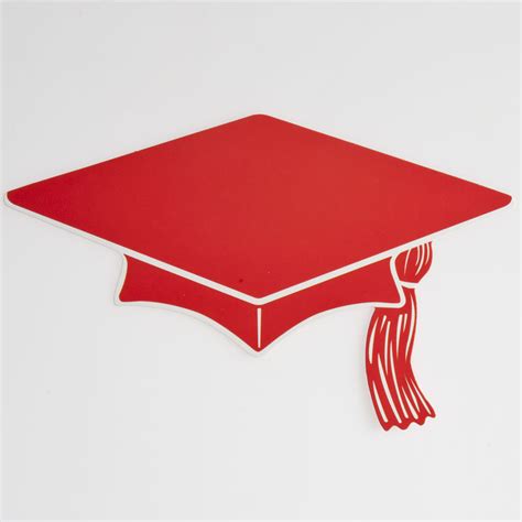 Black Background Clip Art Red Graduation Cap Cartoon Png Image