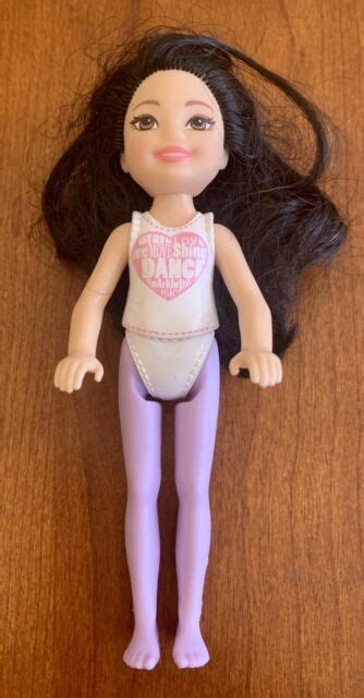 Barbie Sister Chelsea Doll Black Hair And Brown Eyes Mattel 2016 Dance Ebay