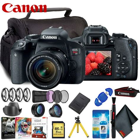 Canon Eos Rebel T7i Dslr Camera Accessory Kit Includes 18 55mm Lens