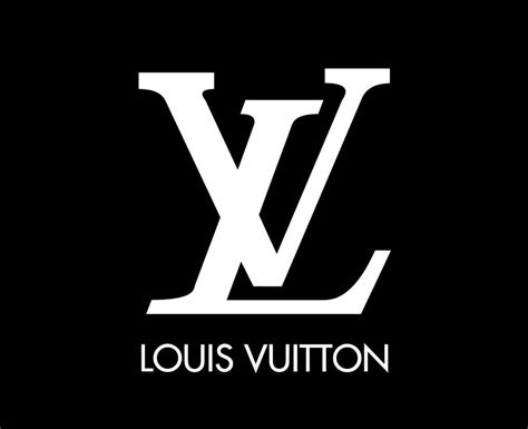 Louis Vuitton Brand Logo With Name White Symbol Design Clothes Fashion