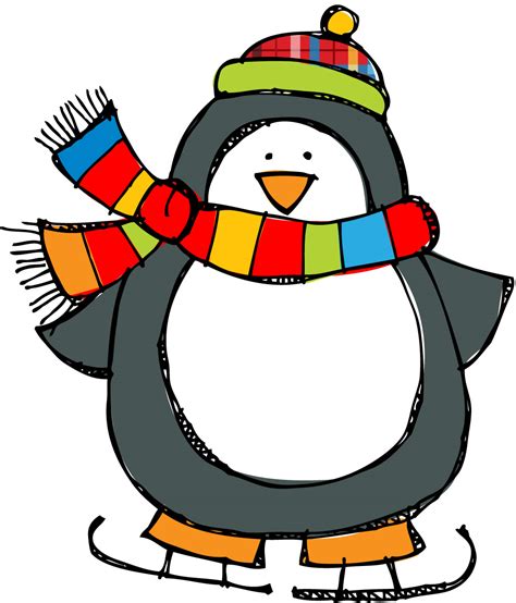 Winter Penguin Clipart Free Large Images
