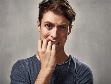 Scared Man Face Stock Image Image Of Expressions Feelings 80984679