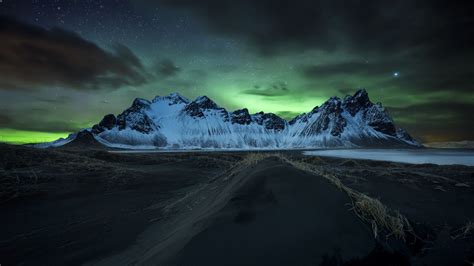 Vatnajokull National Park Aurora Borealis National Park Stokksnes