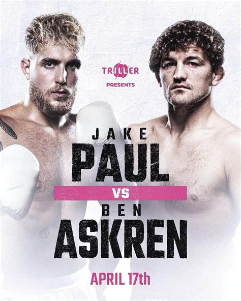 The undercard begins at 2am uk time, with the main event at around 5am uk time through the night into sunday morning. Jake Paul vs. Ben Askren Boxing Fight Announced