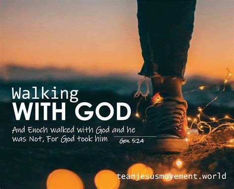 Walking With God Teamjesus Movement