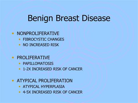 Ppt Benign Breast Disease Powerpoint Presentation Free Download Id