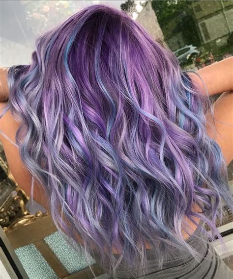 20 Alluring Purple Hair Color And Hairstyle Design Ideas For