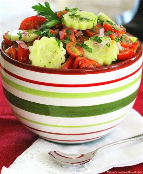 Cherry Tomato Cucumber Salad Easy Salad Recipes Side