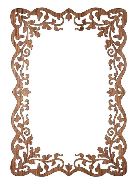 Laser Cut Decorative Frame Template Free Vector Cdr Download