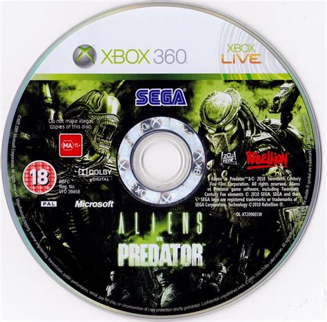 Aliens Vs Predator 2010 Xbox 360 Box Cover Art Mobygames