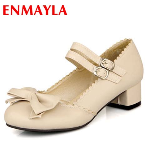 Enmayla New Fashion Style Platform Bottom High Heels Shoes Woman