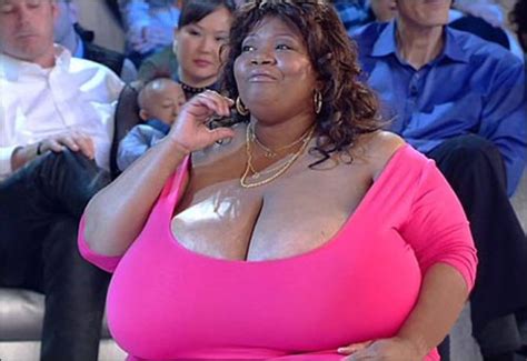 Yes, because the woman has become a businesswoman of her own breast, she has an official website, a channel on youtube, she is regularly hosted on television programs and she has an article on wikipedia (in english). Annie Hawkins-Turner Guinness World Record - Funtuna
