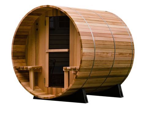 Almost Heaven Saunas 4 Person Canopy Barrel Sauna Best Sauna Heater